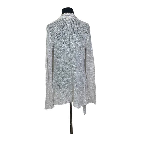 Eileen Fisher beige long sleeves open cardigan size Small - Picture 11 of 12